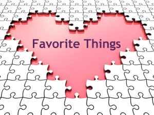 favorite-things