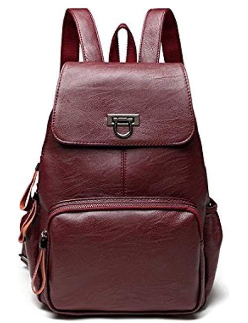 Leather Backpack Fashion Mini School Handbag Stylish Lovely for Women,  Ladies and Girl|women fashion cl… | Leather backpack, Womens backpack, Women  leather backpack